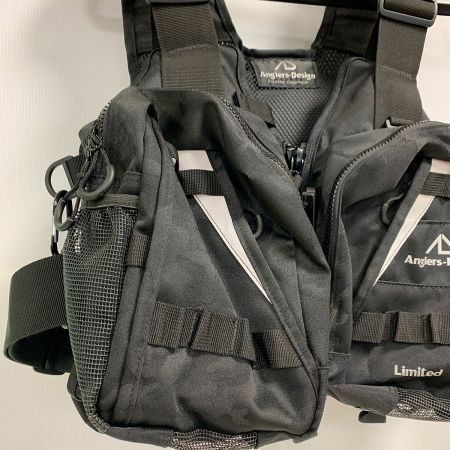  Anglers-Design ゲームベスト　フィッシングベスト ブラック