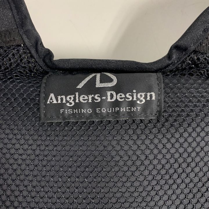 Anglers-Design ゲームベスト フィッシングベスト ブラック - 中古