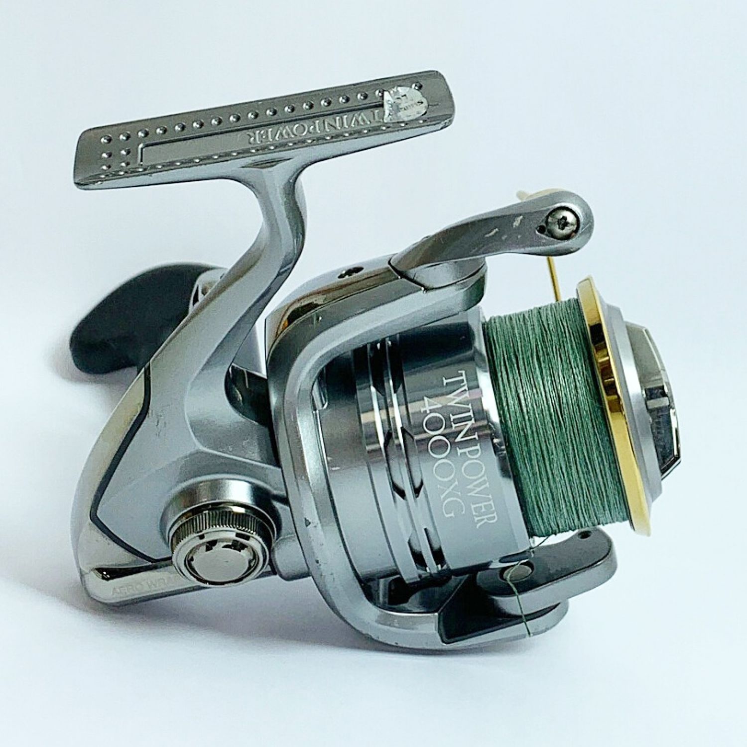 中古】 SHIMANO シマノ 11ツインパワー 4000XG スピニングリール 02699