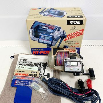 中古】 RYOBI リョービ AD電動101 ハイパワー剛技 電動リール 箱 ...