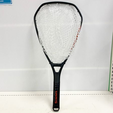 中古】 SIMMS ランディングネット 全長62cm×横29cm ブラック x