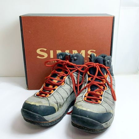  SIMMS シムス　ウェーディングブーツ   25cm グレー系 使用感あり