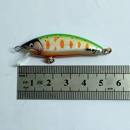 mojo handmade works 　ミノー　3.7ｇ グリーン x オレンジ