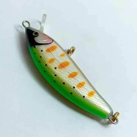 mojo handmade works 　ミノー　3.7ｇ グリーン x オレンジ