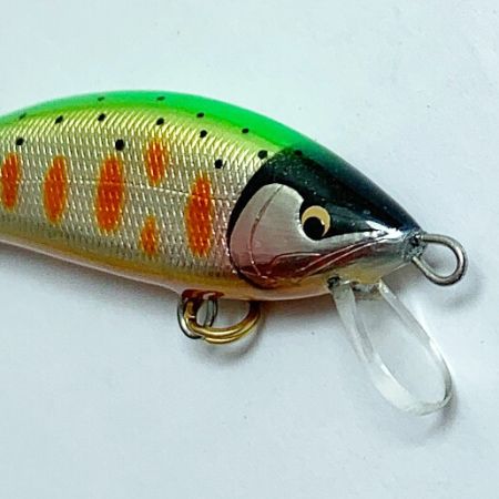  mojo handmade works 　ミノー　3.7ｇ グリーン x オレンジ