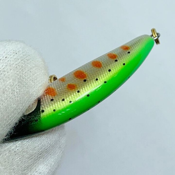 mojo handmade works ミノー 3.7g グリーン x オレンジ - 中古