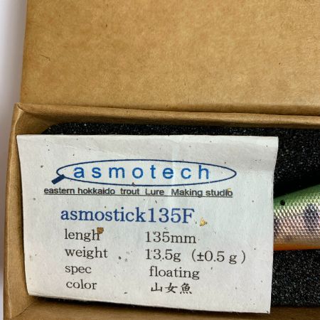  asmotech  135F  ミノー　13.5ｇ　floating 箱付き asmostick 135F 山女魚