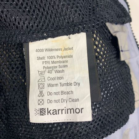  Karrimor カリマー GORE-TEX　メンズジャケット　 ネイビー チャック持ち手壊れあり　Mサイズ