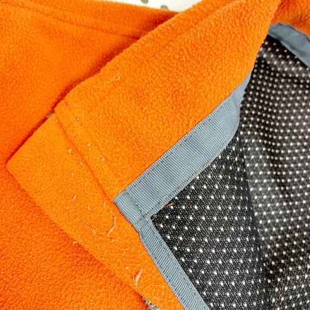  Pazdesign パズデザイン フリースジャケット　毛羽立ち、毛玉あり オレンジ