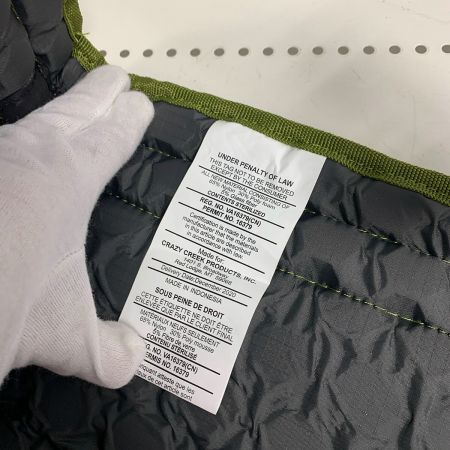  CRAZY CREEK  軽量折りたたみチェア グリーン系