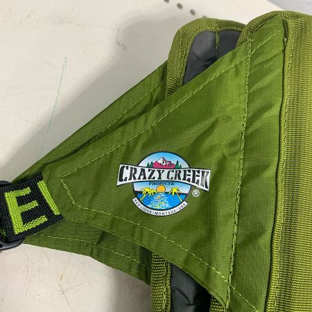  CRAZY CREEK  軽量折りたたみチェア グリーン系