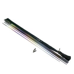 ★★ SHIMANO シマノ  飛天弓 閃光 レインボー 二十一 21尺 6本継 ヘラ へら竿 和竿 ロッド 釣り竿 釣具 保存袋付 Bランク