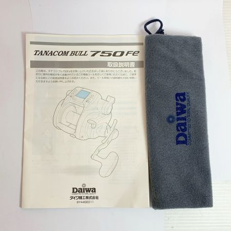  DAIWA ダイワ  タナコンブル750Fe　距離49.4㎞/時間6.9H　電動リール ﾀﾅｺﾝ ﾌﾞﾙ 750fE 電源コード付