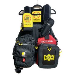 ★★ mazume マズメ レッドムーンサーフモデル　ライフジャケット ﾚｯﾄﾞﾑｰﾝ ｻｰﾌﾓﾃﾞﾙ Aランク