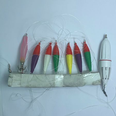   イカ釣り　イカ針　スッテ　仕掛け　ひらひら針など　約90点 釣り用品