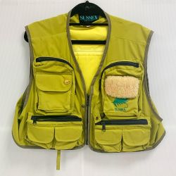 ★★ SUSSEX サクセス　フィッシングベスト イエローグリーン系 LLサイズ Bランク