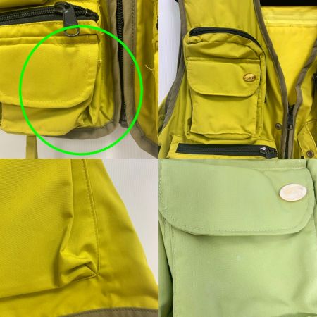  SUSSEX サクセス　フィッシングベスト イエローグリーン系 LLサイズ