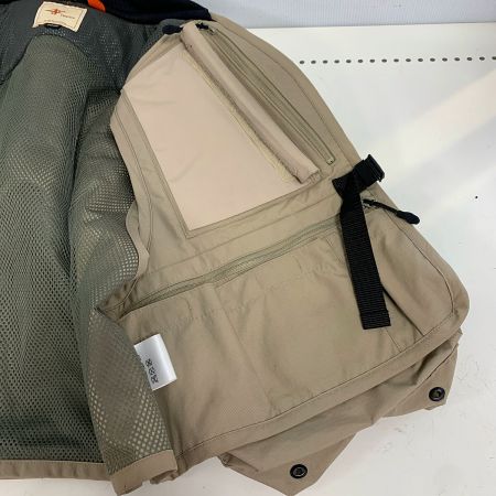  Foxfire フォックスファイヤー フィッシングベスト　Mサイズ カーキ x ブラウン系