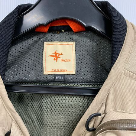  Foxfire フォックスファイヤー フィッシングベスト　Mサイズ カーキ x ブラウン系