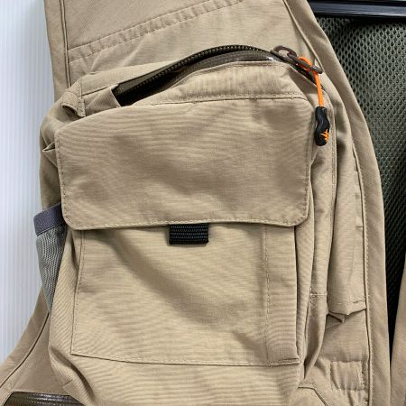  Foxfire フォックスファイヤー フィッシングベスト　Mサイズ カーキ x ブラウン系