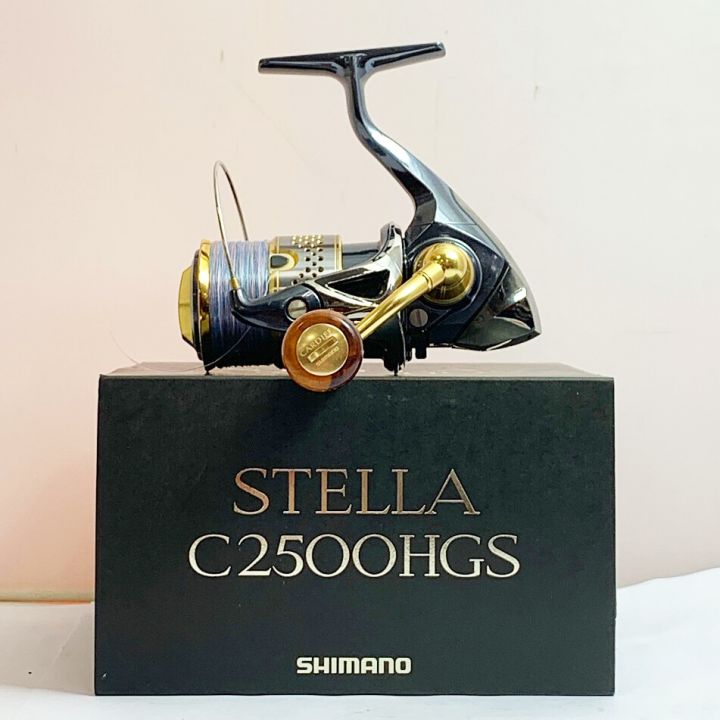 SHIMANO シマノ 10ステラ C2500HGS スピニングリール 02429 ハンドルノブ（CARDIFF  花梨)｜中古｜なんでもリサイクルビッグバン