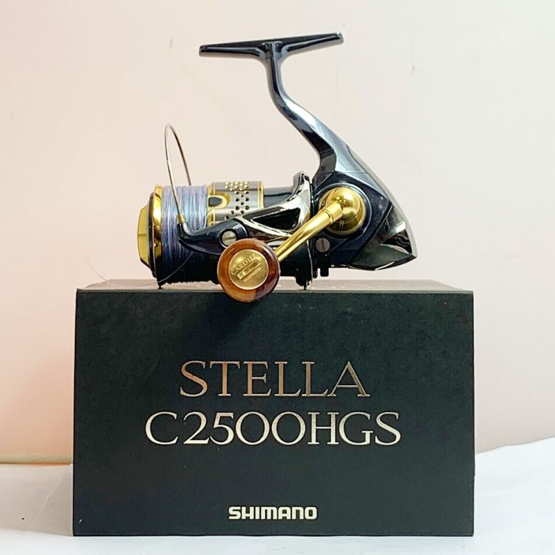 中古】 SHIMANO シマノ 10ステラ C2500HGS スピニングリール 02429