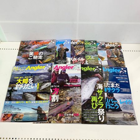   North Angler' ノースアングラーズ　釣り雑誌まとめ 2018、2019年　1.2月号、3.4月号、5～12月号　合計20冊