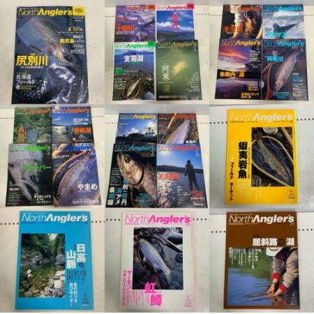   ノースアングラーズ　　 North Angler' 　釣り雑誌 創刊号入り　1～21号（抜けなし）　1998～2002年　全21冊