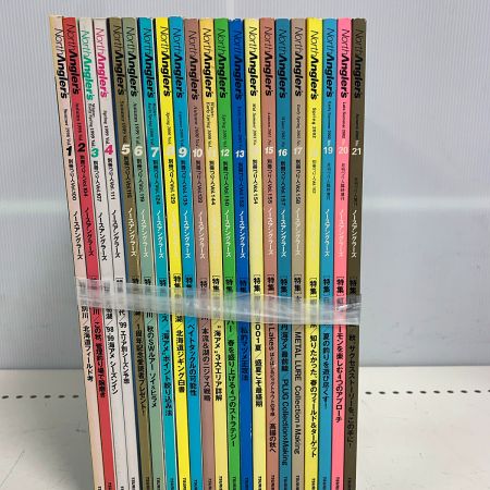   ノースアングラーズ　　 North Angler' 　釣り雑誌 創刊号入り　1～21号（抜けなし）　1998～2002年　全21冊