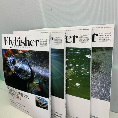   Fly Fisher フライフィッシャー　釣り雑誌 2016～2020年　＃264～297（抜け無し）　34冊
