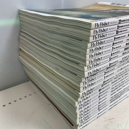   Fly Fisher フライフィッシャー　つり雑誌　2012.2013年 ＃216～239　24冊