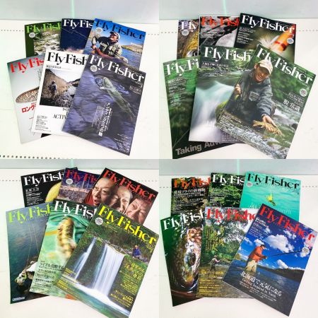   Fly Fisher フライフィッシャー　釣り雑誌  2010.2011年　＃192～215（抜け無し）　24冊