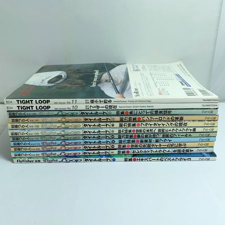   雑誌 タイトループ　TIGHT LOOP 　No.1～11  11冊　つり人社 1998年～2001年