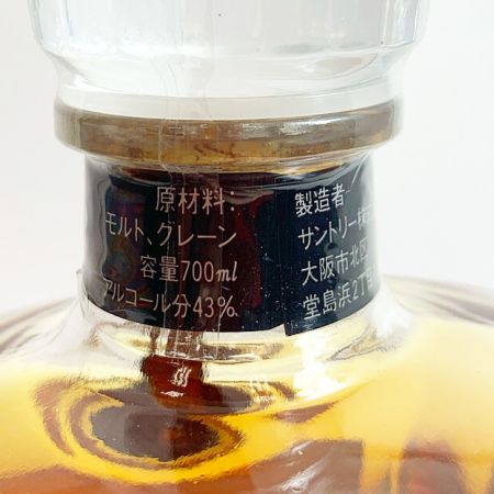 【北海道内限定発送】 CREST サントリークレスト CREST AGED 12 YEARS 700ml 43％　未開栓 未開栓