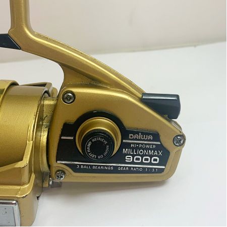  DAIWA ダイワ ミリオンマックス　MILIONMAX9000　スピニングリール　本体のみ ﾐﾘｵﾝﾏｯｸｽ 9000 ゴールド