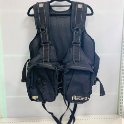 ★★ Rearth ライフジャケット　釣り用品 ブラック Bランク