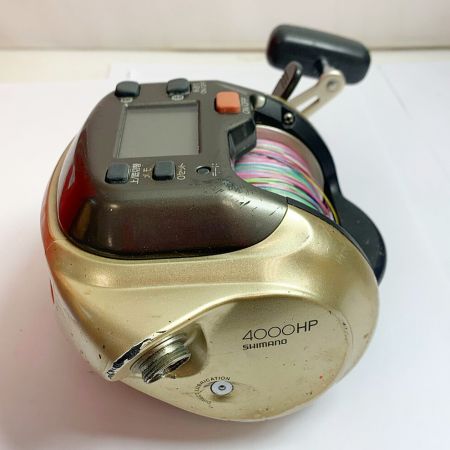  SHIMANO シマノ 電動丸 4000HP 電源ケーブル付　キズ、剥がれあり 電動丸 4000HP