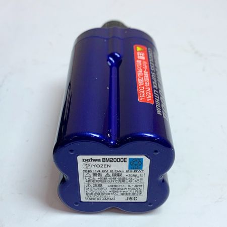  DAIWA ダイワ 電動リールバッテリー&ケーブル　【動作確認済】 BM2000Ⅱ ブルー