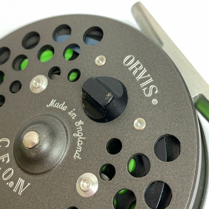 ORVIS フライリール　ケース付き orvis (オービス) リール ブラック ケース付 フライリール クリア