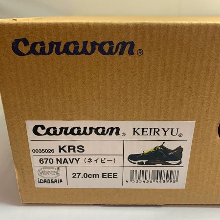 CARAVAN キャラバン フィッシングシューズ　KRS　27.0cm　EEE ネイビー