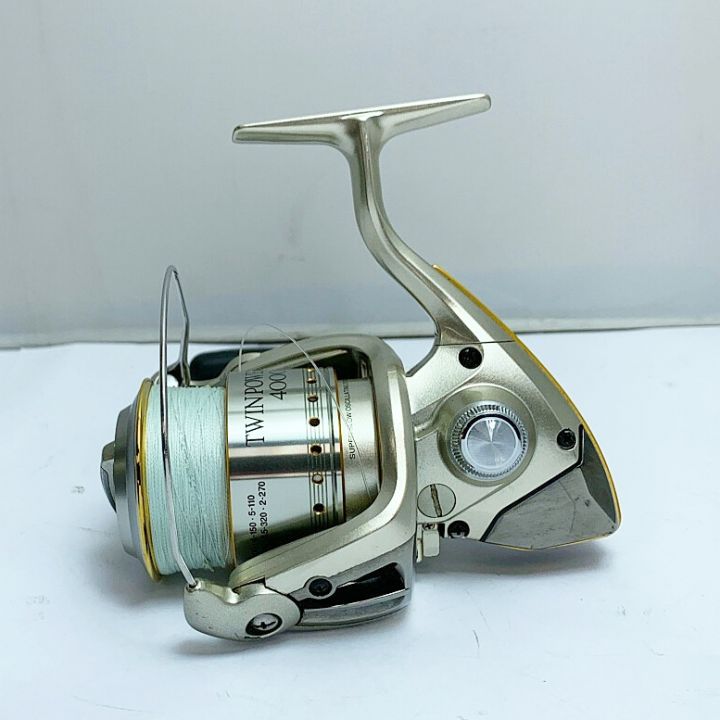 SHIMANO シマノ 06ツインパワーMg 4000 スピニングリール ポーチ付 01987｜中古｜なんでもリサイクルビッグバン