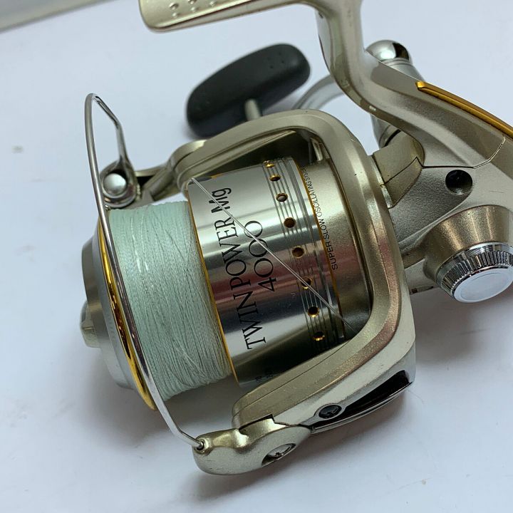 SHIMANO シマノ 06ツインパワーMg 4000 スピニングリール ポーチ付 01987｜中古｜なんでもリサイクルビッグバン