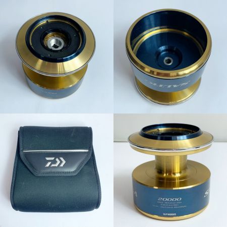  DAIWA ダイワ  20 ソルティガ 20000-H　スピニングリール　替えスプール、ポーチ、箱付 309516