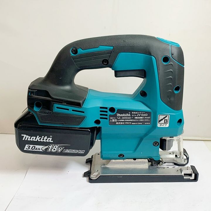 MAKITA マキタ 18Ｖ 充電式ジグソー JV184D ブルー 充電池3.0AH1個（充電回数62回） ケース  付｜中古｜なんでもリサイクルビッグバン