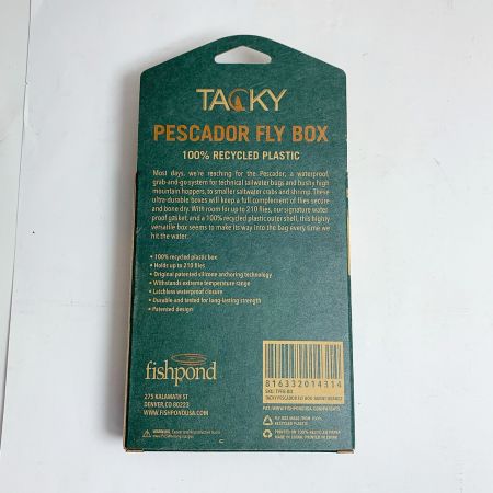  fishpond PESCADOR FLY BOX  フライケース