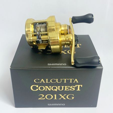  SHIMANO シマノ CALCUTTA CONQUEST カルカッタコンクエスト　201XG ベイトリール　打痕跡あり 201XG