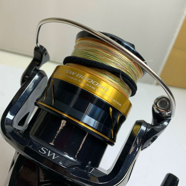 SHIMANO シマノ 21スフェロスSW 8000HG スピニングリール ハンドルノブ（ゴメクサス）箱付  043658｜中古｜なんでもリサイクルビッグバン