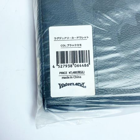  ＷaterLand ラグジュアリーカードワレット　 ブラックカモ