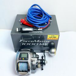 ★★ SHIMANO シマノ  11 フォースマスター 電動リール　 1000MK 　箱、ケーブル付 11 ﾌｫｰｽﾏｽﾀｰ 1000MK 02893 Bランク