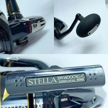  SHIMANO シマノ 19ステラSW 　14000　スピニングリール　ポーチ付　キズ、スレあり 19ｽﾃﾗSW 03968